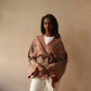 Muted Red Wrap top