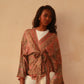 Muted Red Wrap top