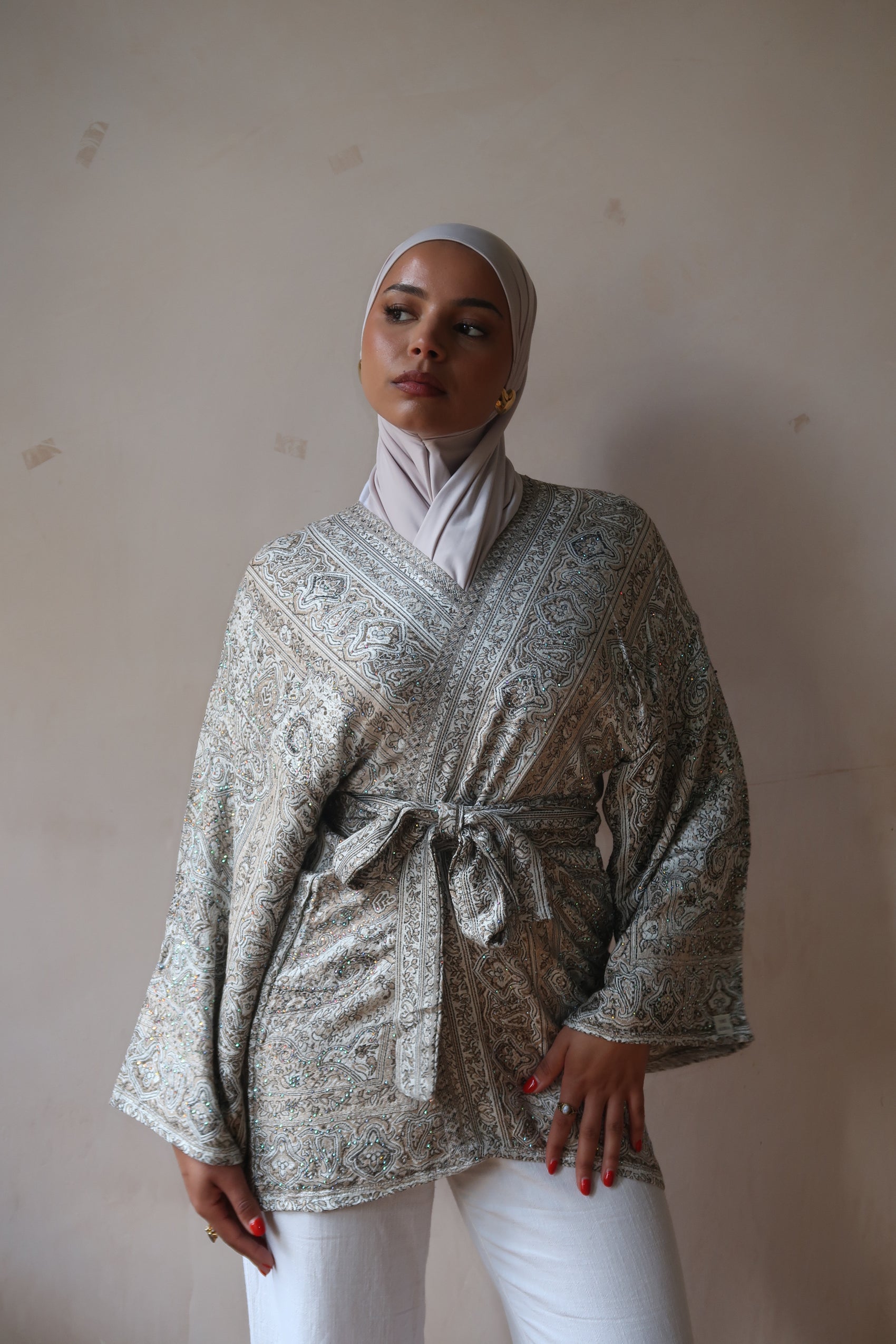 Beige Kimono