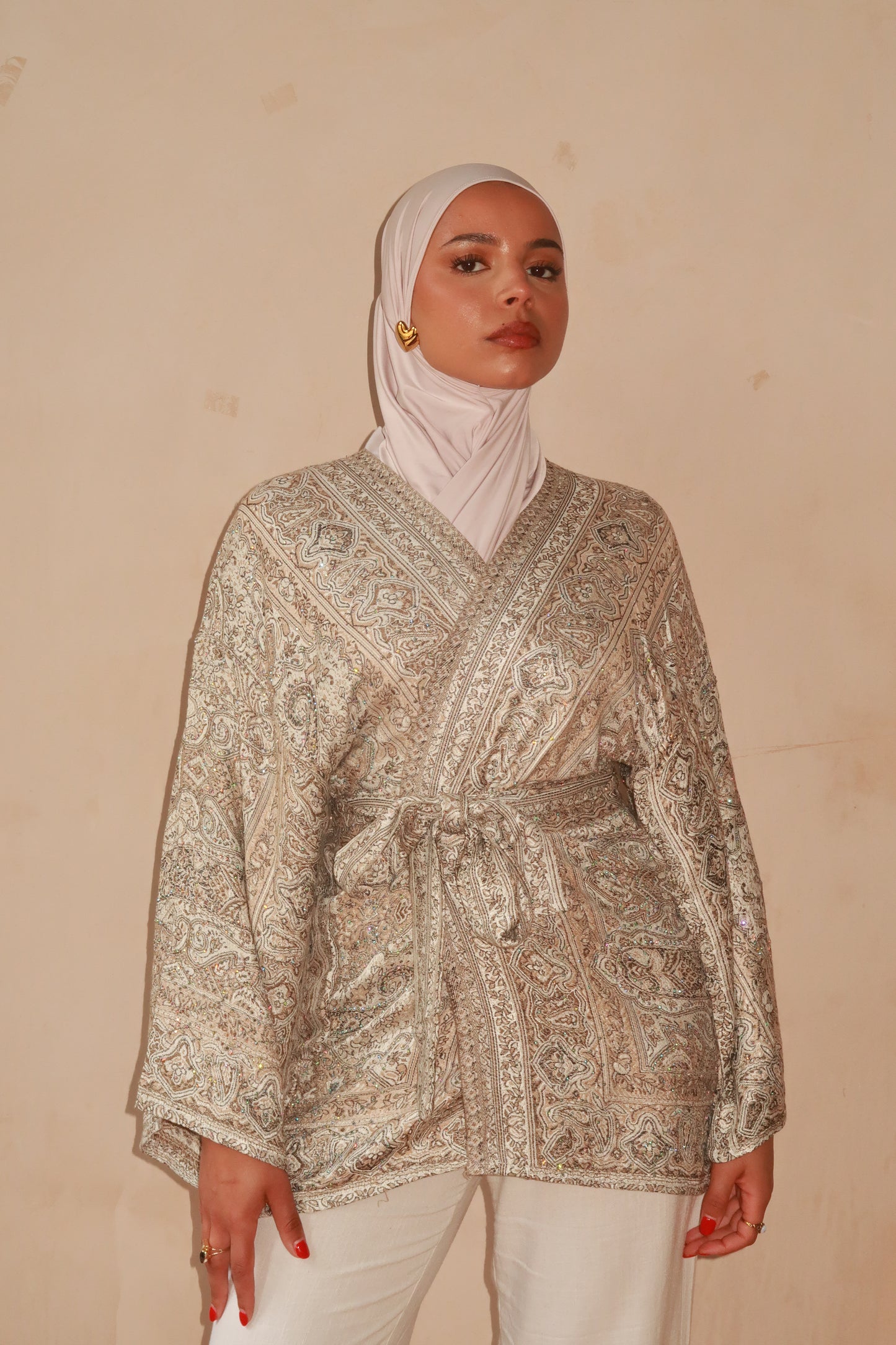 Beige Kimono