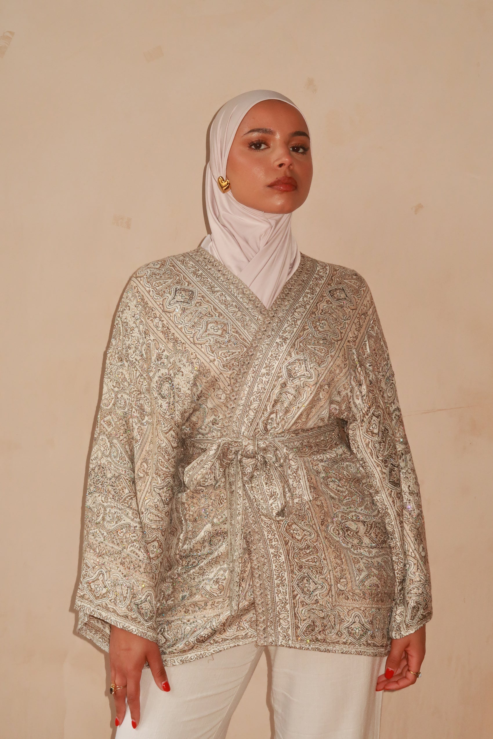 Beige Kimono