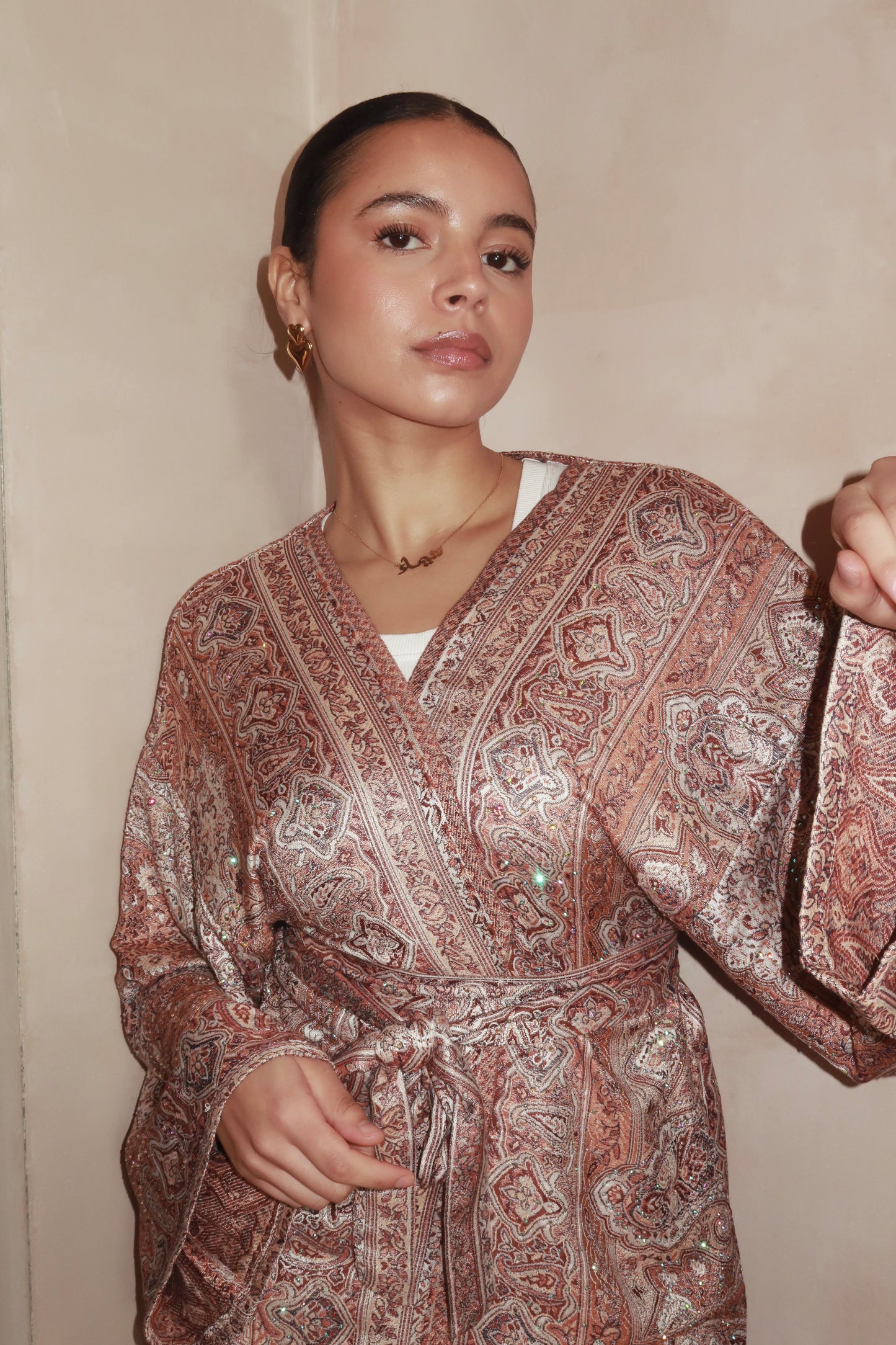 Brown Kimono