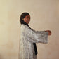 Black White Abaya