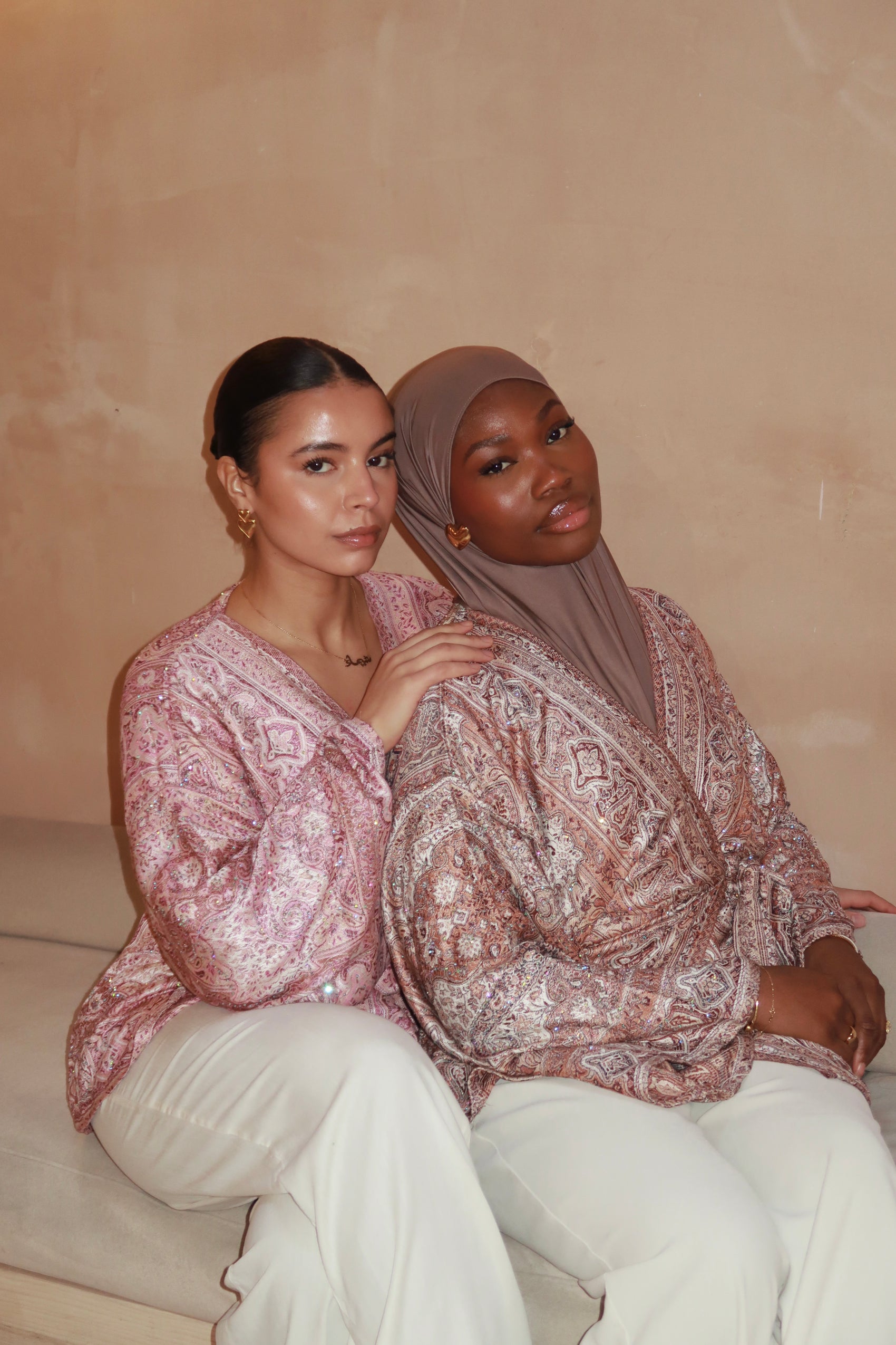 Brown Wrap Top