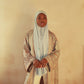 Blue Gold Abaya