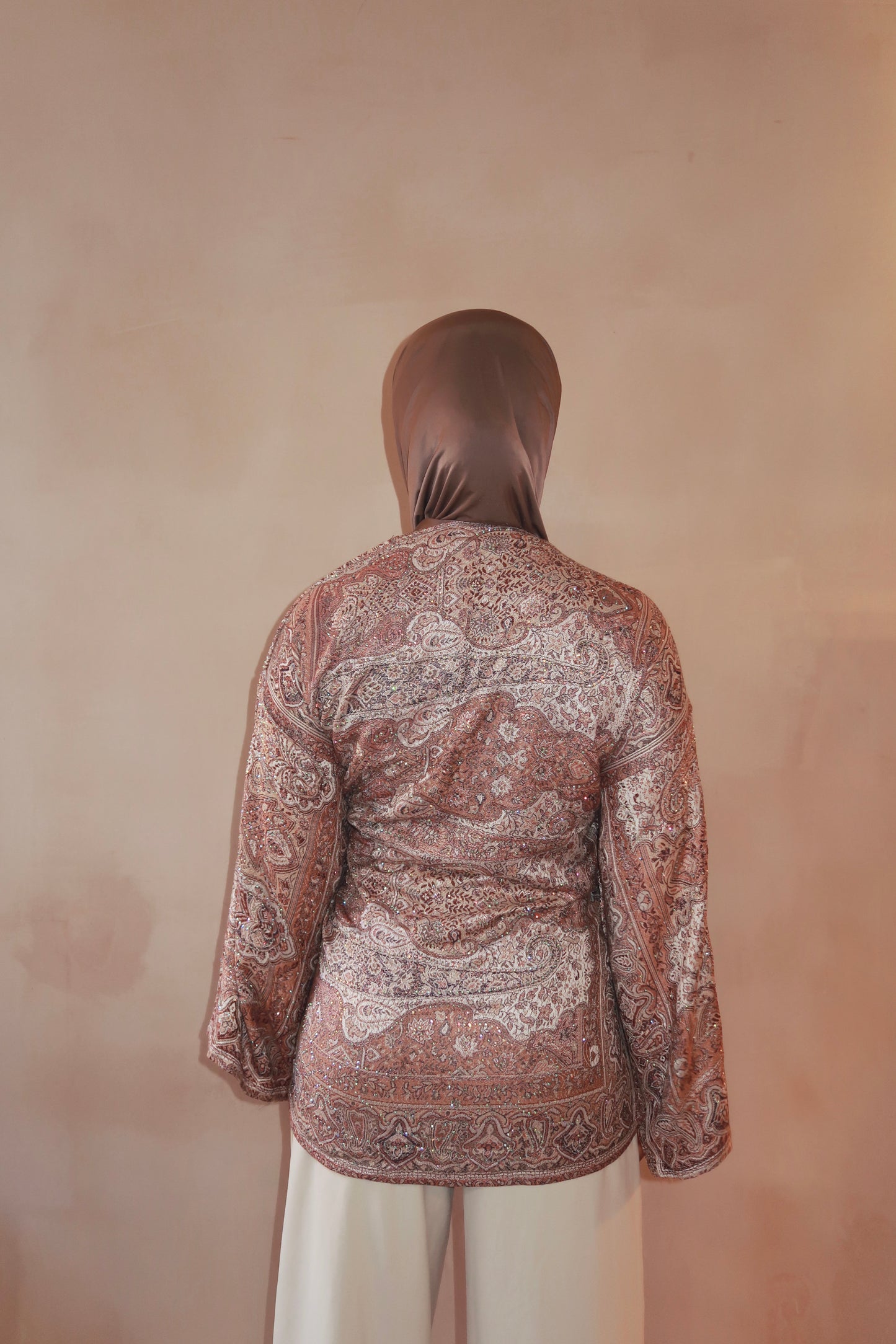 Brown Wrap Top