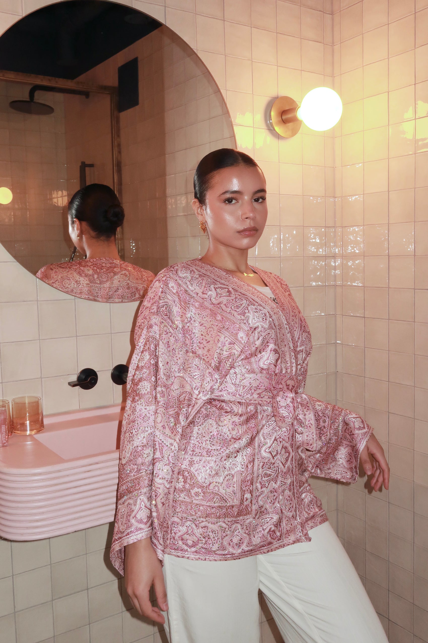 Pink Wrap Top