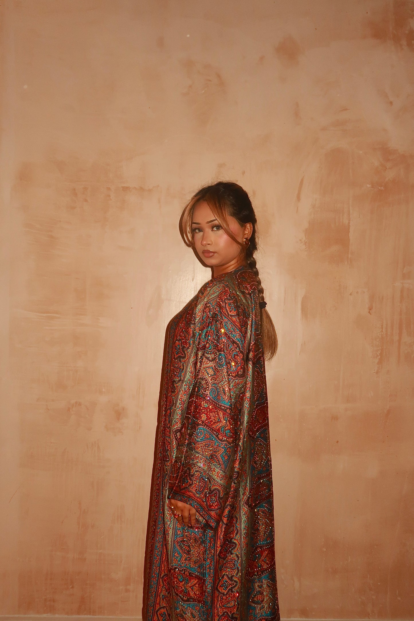 Multicolour Abaya