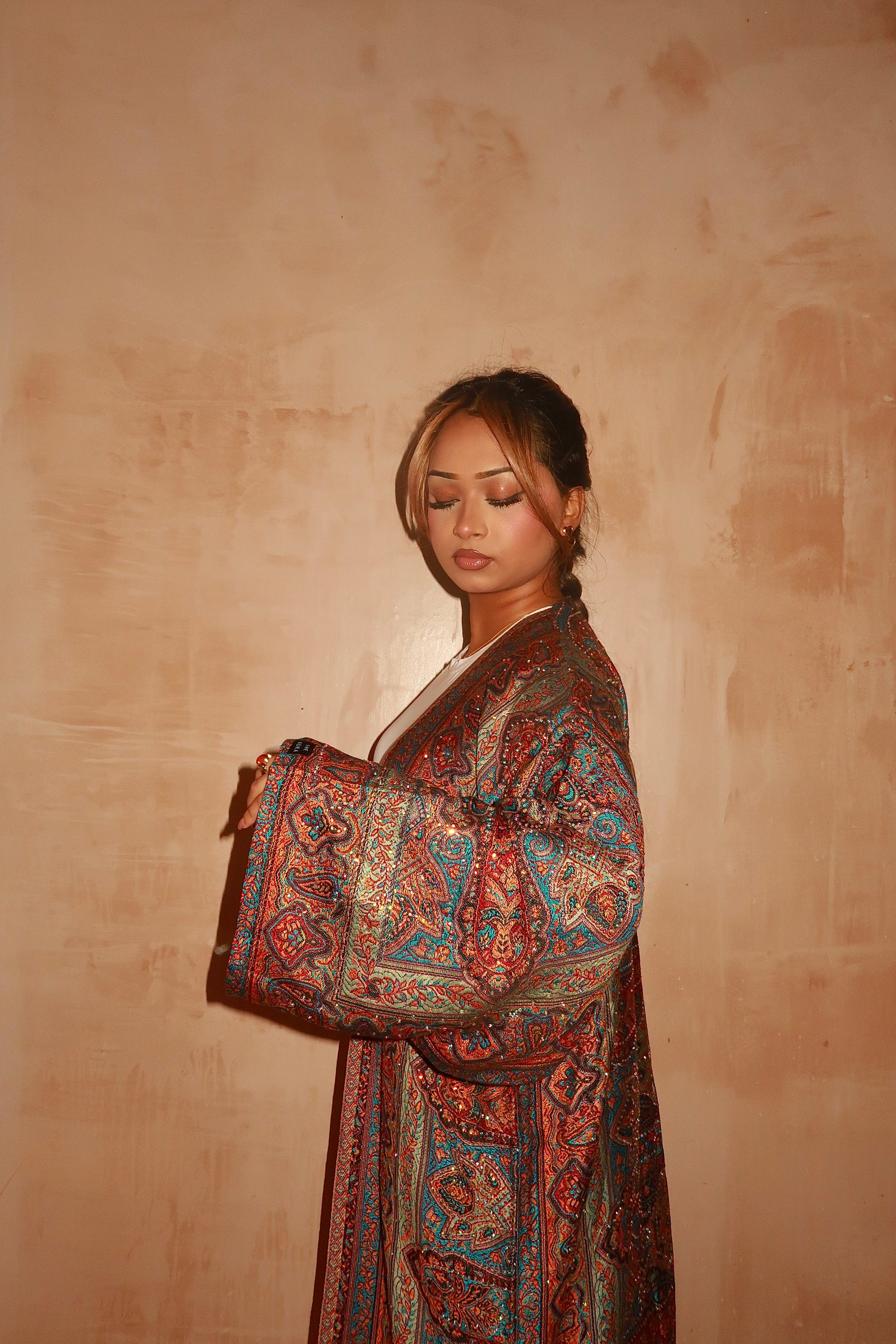 Multicolour Abaya