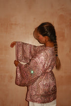 Pink Grey Kimono