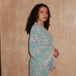 Dark Blue Paisley Kimono