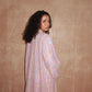 Pink Paisley Abaya