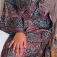 Black Blue Abaya