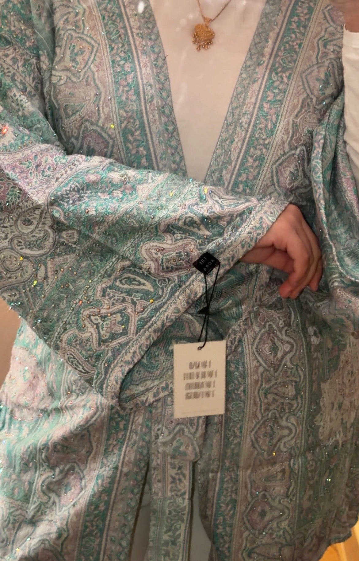 Mint Green Kimono