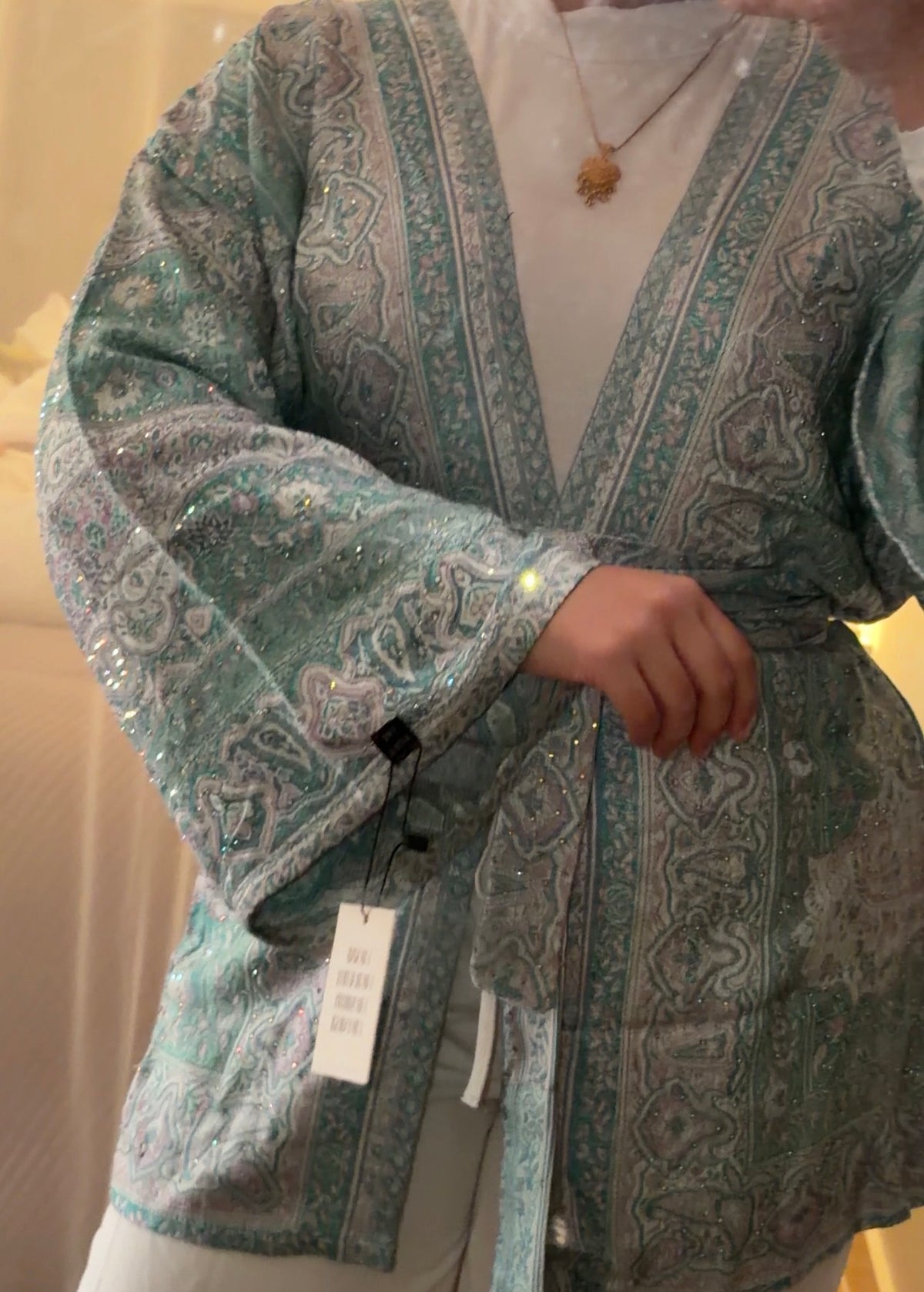 Mint Green Kimono